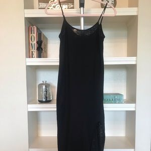 Naked wardrobe black maxi dress